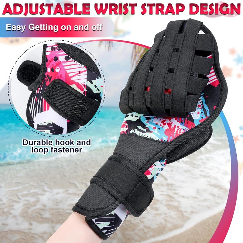 Strdfeve Water Ball and Gloves Set,Water Bouncing Balls Catch Mitt,Pool Baseball Catching Mitt for Beach Games,Play Catch Skip Ball and Glove - Image 5